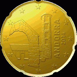 20 Cent UNC Andorra